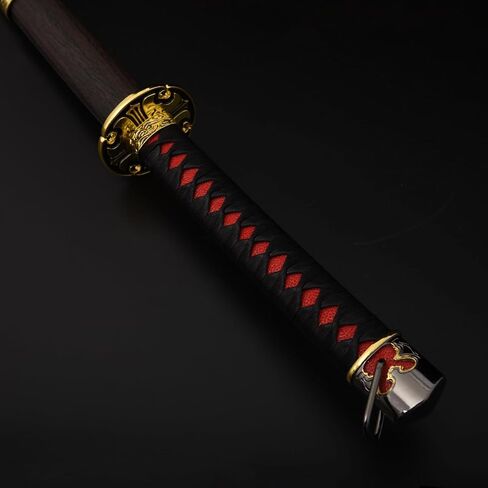 Elden Ring Sword Blood Sword Moonveil Sword Stainless Steel Metal Sword Replica Sword Suitable for Cosplay Enthusiasts to Collect Gifts (Black) in Saudi Arabia