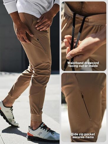 Men's Sweatpants Quick-Drying Stretch Sports Trousers Track Pants Running Workout in Saudi Arabia