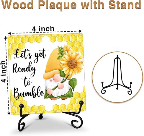 Anniversary Couples Gifts for Girlfriend Boyfriend, Romantic Quote Wooden Plaque with Stand for Home Bedroom Shelf Table Decoration, When I Tell You I Love You - B71 in Saudi Arabia