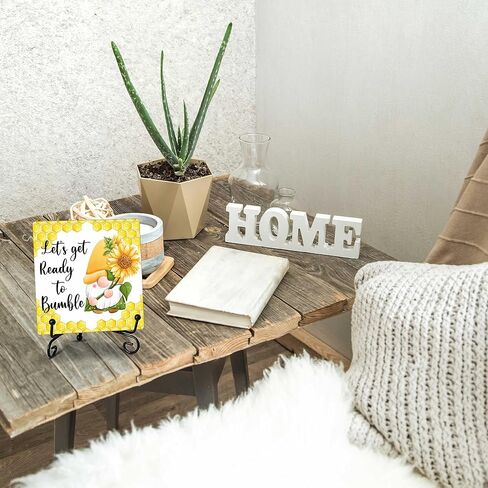 Anniversary Couples Gifts for Girlfriend Boyfriend, Romantic Quote Wooden Plaque with Stand for Home Bedroom Shelf Table Decoration, When I Tell You I Love You - B71 in Saudi Arabia