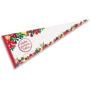 Alpha Gamma Delta Greek Pennant Banner Flag