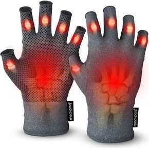 Anti-Arthritis Gloves (Pair) Providing Warmth and Compression Reducing Pain and Promoting Healing 1X Pair with Grip…