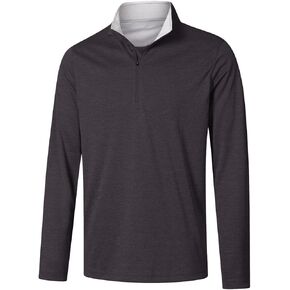 Long Sleeve Golf Shirt Men 1/4 Zip Pullover Mens Long Sleeve Sun Protection Shirts UPF 50 Lightweight Athletic Pullover