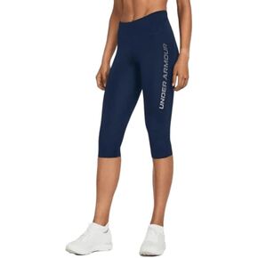 Under Armour Womens UA Fly-Fast Graphic Capris, Academy/Reflective, Small