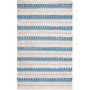 SAFAVIEH Natura Collection Runner Rug - 2'3" x 12', Ivory, Handmade Cotton, Ideal for High Traffic Areas in Living Room, Bedroom (NAT651A)