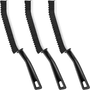 3 Pack Cleaning Brush - Hard Bristle Crevice Cleaning Brush,Multifunctional Gap Small Cleaning Brush,Cleaning Tools for Bathroom,Kitchen,Livingroom,Grout,Window, Vehicle, Faucets,Toilet