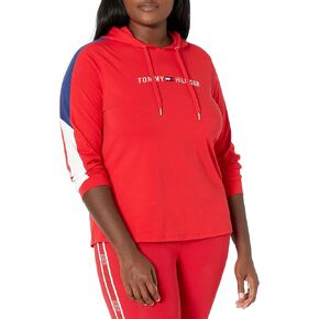 Tommy Hilfiger Women's Premium Performance Hooded Long Sleeve Tee