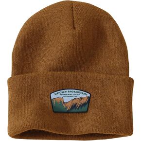 Carhartt Men's 106884 Knit Cuffed Rocky Mountain National Park Patch Beanie