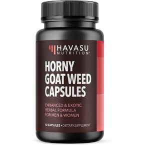 Horny Goat Weed Gummies with Vitamin B12 | Energy, Endurance & Performance Support for Men and Women | Enhanced with B12 Vitamins for Mood & Male Health Support | 60 Vegan Raspberry Gummies