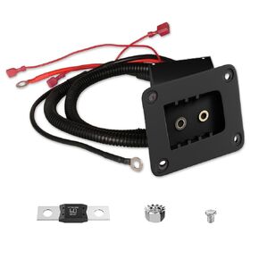 EZGO 36v Charger Receptacle with Wiring Harness, Suitable for EZGO TXT/DCS/PDS/Medalist Electric Golf Carts. Replace OEM #73345-G01/73063-G01