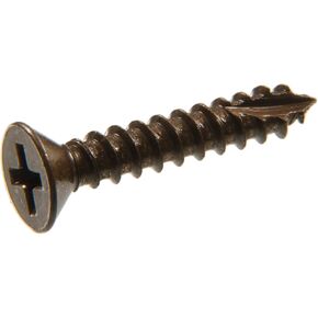 45461 7-Inch x 1-1/4-Inch Flat Phillips Wood Screw, Antique Bronze, 20-Pack