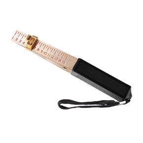 Fire Door Gap Gauge L25 204Y Wedge Shaped Vernier Feeler Gauge House Gauges Engineering Inspection Flatness Measuring Tool (0.5Mm) (Accuracy 0.5mm)