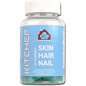 KC || Hair Skin and Nails Vitamins - Gummie Candy for Men & Women to Help Strong Hair, Faster Nail Growth & Healthy Skin, Natures Bounty Hair Skin and Nails