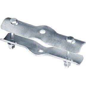 2 حزمة 2-1/2 "(2-3/8" OD) خط السكك الحديدية المشبك الأنابيب لسلسلة ربط السور، تركيب شارع الصلب المجلفن، 4 طريق السكك الحديدية إلى موصل آخر، مشبك تثبيت مزدوج للحظيرة كشك in Kuwait