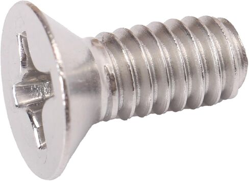 100 Pack 12-24 x 1/2" Black Flat Head Machine Screws, Full Thread, Phillips Drive, 304 Stainless Steel Countersunk Head Screws Coarse Thread UNC 12-24 Thread x 1/2" Length in Saudi Arabia