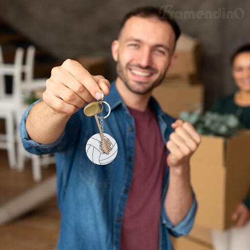 Framendino، سلسلة مفاتيح أكريليك لكرة القدم، سلسلة مفاتيح لكرة القدم لفريق كرة القدم، حفلة كرة القدم، هدية تذكارية رياضية in Saudi Arabia