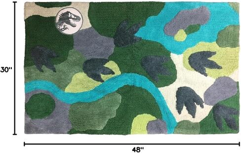 سجادة فرانكو جوراسيك وورلد 2 لغرفة الأطفال غير قابلة للانزلاق، 76.2 سم × 111.4 سم، (منتج مرخص رسميًا) in Kuwait