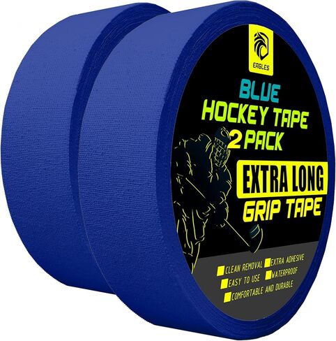 EAGLES Hockey Tape Multipurpose Cloth Tape Roll for Lacrosse Baseball & Softball Bats, Rackets, Pullup Bars, Gardening Tools, Easy Tear Over Grip - Multi Sport Handle Tape - Sports Gift in Saudi Arabia