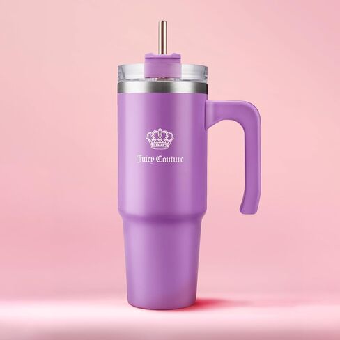 Juicy Couture Travel Style Fashion Water Bottle - Teal - 31.5oz - Trendy Hydration Bottles in Saudi Arabia