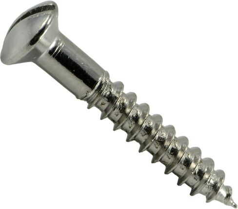 014973138141 Slotted Oval Wood Screws, 4 x 3/4, Piece-60 in Saudi Arabia