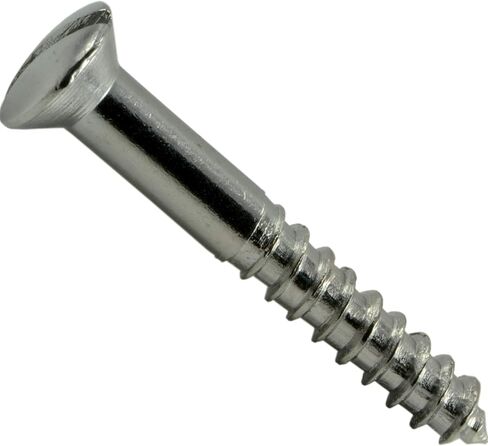014973138141 Slotted Oval Wood Screws, 4 x 3/4, Piece-60 in Saudi Arabia
