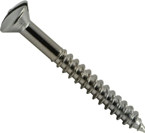 014973138141 Slotted Oval Wood Screws, 4 x 3/4, Piece-60 in Saudi Arabia