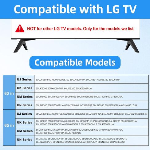 TV Legs Replacement for Samsung Smart TV Legs,TV Base Stand Legs Compatible with Samsung UN55TU8000FXZA UN55CU7000 UN55TU8200FXZA UN55TU8300FXZA LH55BETHLGFXGO Model in Kuwait