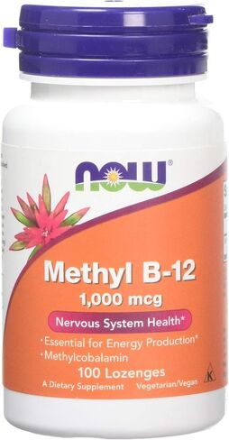 Now Foods Brain B 12 قرص استحلاب، 100 قيراط in Saudi Arabia