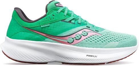 Saucony Women's Ride 16 Sneaker, Gravel/Zenith, 5 in Saudi Arabia
