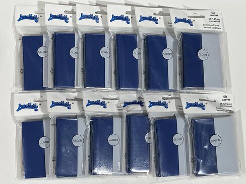 Blueblack Gloss Card Sleeves for MTG, 600 Pieces Perfect Fit Standard Card Sleeves for Trading Card Sports Cards Baseball Cards TCG Magic, Card Protector for Mini Photo, Sturdy and Nice Shuffling in Kuwait