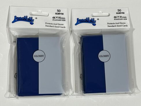 Blueblack Gloss Card Sleeves for MTG, 600 Pieces Perfect Fit Standard Card Sleeves for Trading Card Sports Cards Baseball Cards TCG Magic, Card Protector for Mini Photo, Sturdy and Nice Shuffling in Kuwait