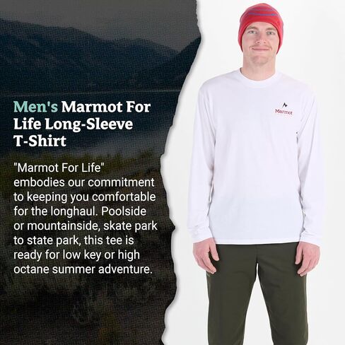 MARMOT Men's for Life Long Sleeve Tee in Saudi Arabia