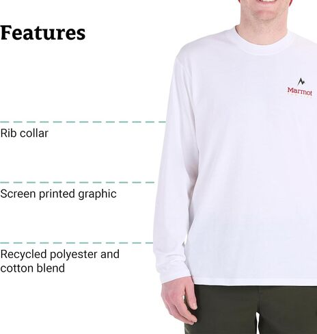 MARMOT Men's for Life Long Sleeve Tee in Saudi Arabia