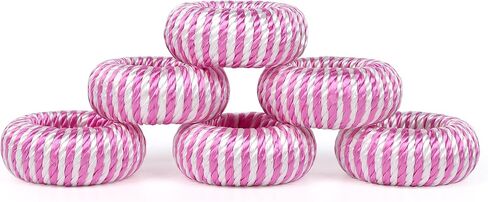 Napkin Ring Holders, Napkin Rings, Napkin Rings Set of 12, Napkin Ring Holders for Cloth Napkins, Round Serviette Rings, Napkin Ring Set, Napkin Ring Bulk - Crystal in Saudi Arabia
