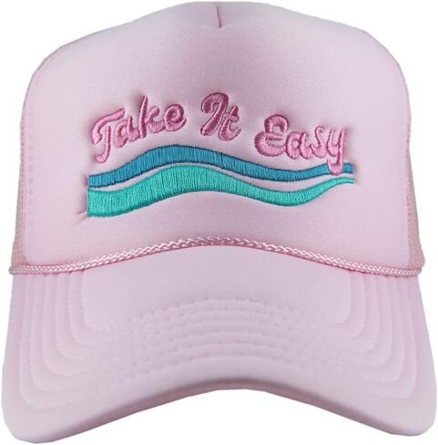 قبعة KATYDID Take It Easy Foam Trucker (أزرق مخضر عميق) in Kuwait