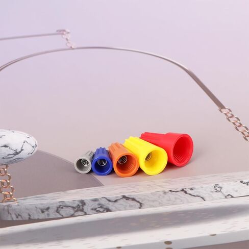 مجموعة صواميل موصلات الأسلاك، مقاسات متنوعة، 220 قطعة، أغطية الأسلاك، موصلات لصق الأسلاك، موصلات كهربائية، أغطية الأسلاك المحمولة للتوصيل السريع، أغطية الأسلاك الملونة الكهربائية in Kuwait