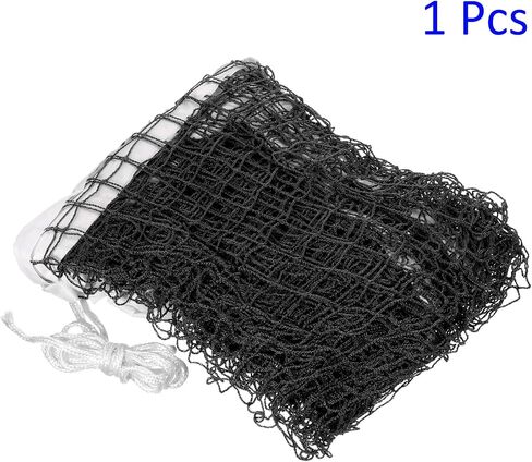 Foldable Badminton Net - Portable Badminton Durable Badminton Replacement Polypropylene Net with Box for Indoor Outdoor Backyard (20x2.5Ft, Green) in Saudi Arabia