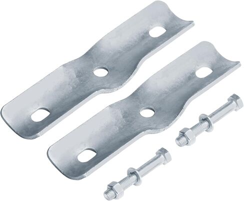 2 حزمة 2-1/2 "(2-3/8" OD) خط السكك الحديدية المشبك الأنابيب لسلسلة ربط السور، تركيب شارع الصلب المجلفن، 4 طريق السكك الحديدية إلى موصل آخر، مشبك تثبيت مزدوج للحظيرة كشك in Kuwait