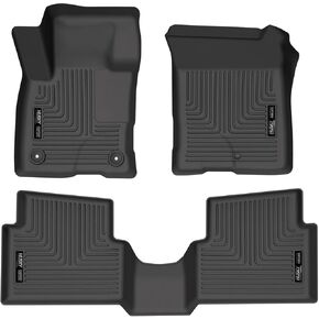 Husky Liners - Weatherbeater Floor Mats | Fits 2022 - 2024 Ford Maverick Gas | Front & 2nd Row, 3 pcs. | Black - 95051