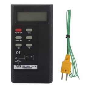 EVTSCAN -200°C to 1370°C Industrial K Type Thermometer, with Thermocouple Probe, LCD Digital High Temperature Measurements for Laboratory, Automotive Diagnostics and HVAC Maintenance