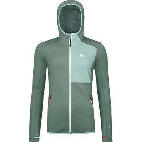 سترة Ortovox النسائية الصوفية I Merino Fleece، سترة معزولة لجولات التزلج، وFreeride والرياضات الريفية