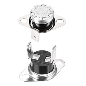uxcell KSD301 Thermostat 95°C/203°F 10A N.C Adjust Snap Disc Temperature Switch for Microwave,Oven,Coffee Maker 2pcs