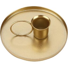 Taper Candle Holder, Gold Candlestick Candle Holder Gold Candle Stick Candle Holder for Table Centerpiece Metal Candle Stick Holders for Festive Decoration Home Decor(Gold)