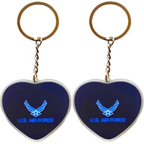 JAVD US Air Force Flag Keychain - 2 Pack
