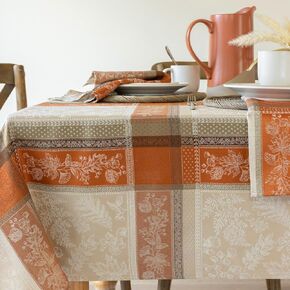 Benson Mills Heirloom Harvest Yarn Dyed Jacquard Fabric Table Cloth, Fall, Harvest and Thanksgiving Tablecloth (60" X 120" Rectangular, Heirloom Harvest)