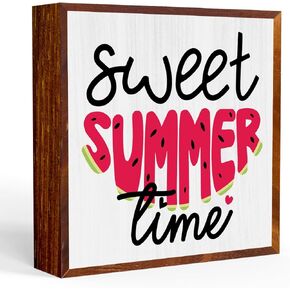 Flamingo Decor Summer Decorations for Home Flamingo Desk Decor Inspirational Sunny Day Wooden Box Sign Office Home Farmhouse Yard Decor Wood Square Box Sign for Table Shelf Tiered Tray Wall Decor
