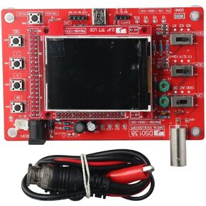 DSO138 2.4 بوصة معدل أخذ العينات الأحمر راسم الذبذبات لتقوم بها بنفسك عدة ملتقط الذبذبات الرقمي عدة 1msps في الوقت الحقيقي يده ملتقط الذبذبات الرقمي in Kuwait