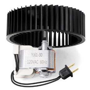 Criditpid S97017450 Fan Motor & Blower Wheel for Broan Nutone Replacement Parts, Broan 771, 771-A Bathroom Exhaust Fan Motor, 99080599 Ventilation Fan Motor, 3000 RPM, 70CFM