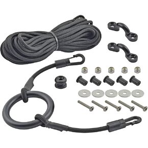 PROPEL PADDLE GEAR BY SHORELINE MARINE Kayak Anchor Trolley Kit | Easy Anchor Adjustments | Fits Up to 16 ft. Kayaks | Easy to Install | Hardware Included | Boating Accessory
