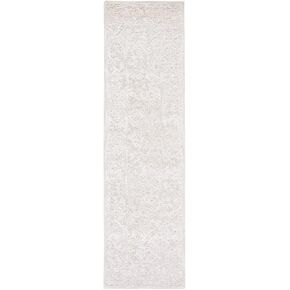 MARTHA STEWART x SAFAVIEH 2' 3" x 8' Light Grey/Taupe MSR3275E Handmade Wool Entryway Foyer Living Room Bedroom Runner Rug